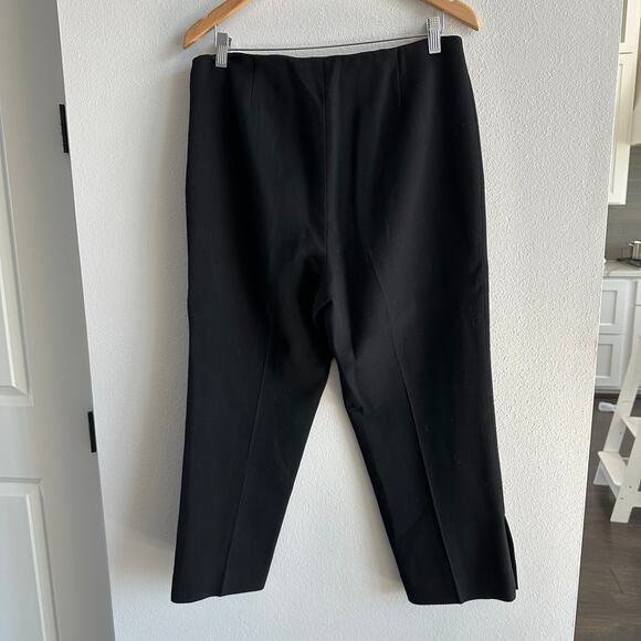 Lela rose wool black side slit Pants Size 14 - Picture 5 of 7